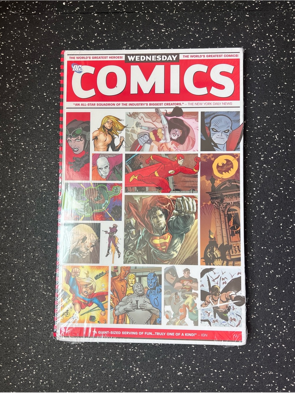 WEDNESDAY COMICS DC Comics Hardcover Book 2010 Oversize 11x18 SEALED Batman